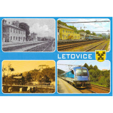 Pohlednice s železniční tématikou, Letovice, TT modelář Letovice