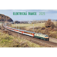 Nástěnný kalendář s elektrickou trakcí 2025, na šířku, 480 x 320 mm, DOPRODEJ, Zdeněk Ulrich