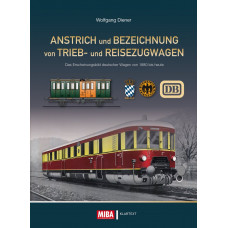Atlas nátěrů a popisů motorových a osobních vozů německých drah DRG, DR, DB, VGB 9783969681114