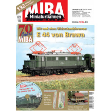 E44 od firmy Brawa, MIBA 9/2018, včetně DVD VGB 221809