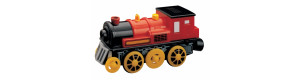 Parní lokomotiva s elektrickým pohonem, červená, Maxim 50412